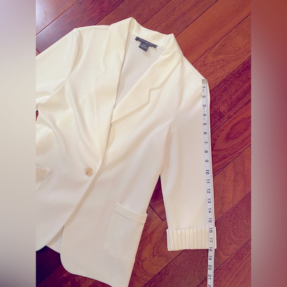 Suzy Shier White Blazer M - NWOT - Picture 6 of 9